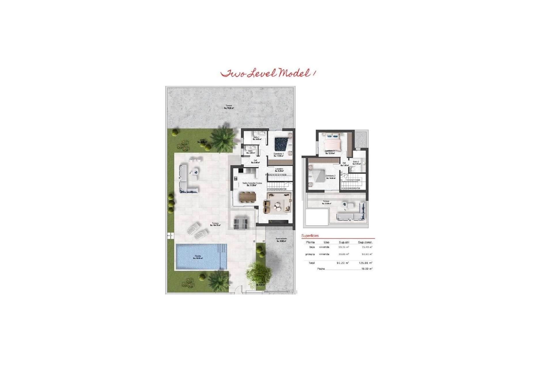 Nyproduktion - Villa -
Banos y Mendigo - Altaona Golf