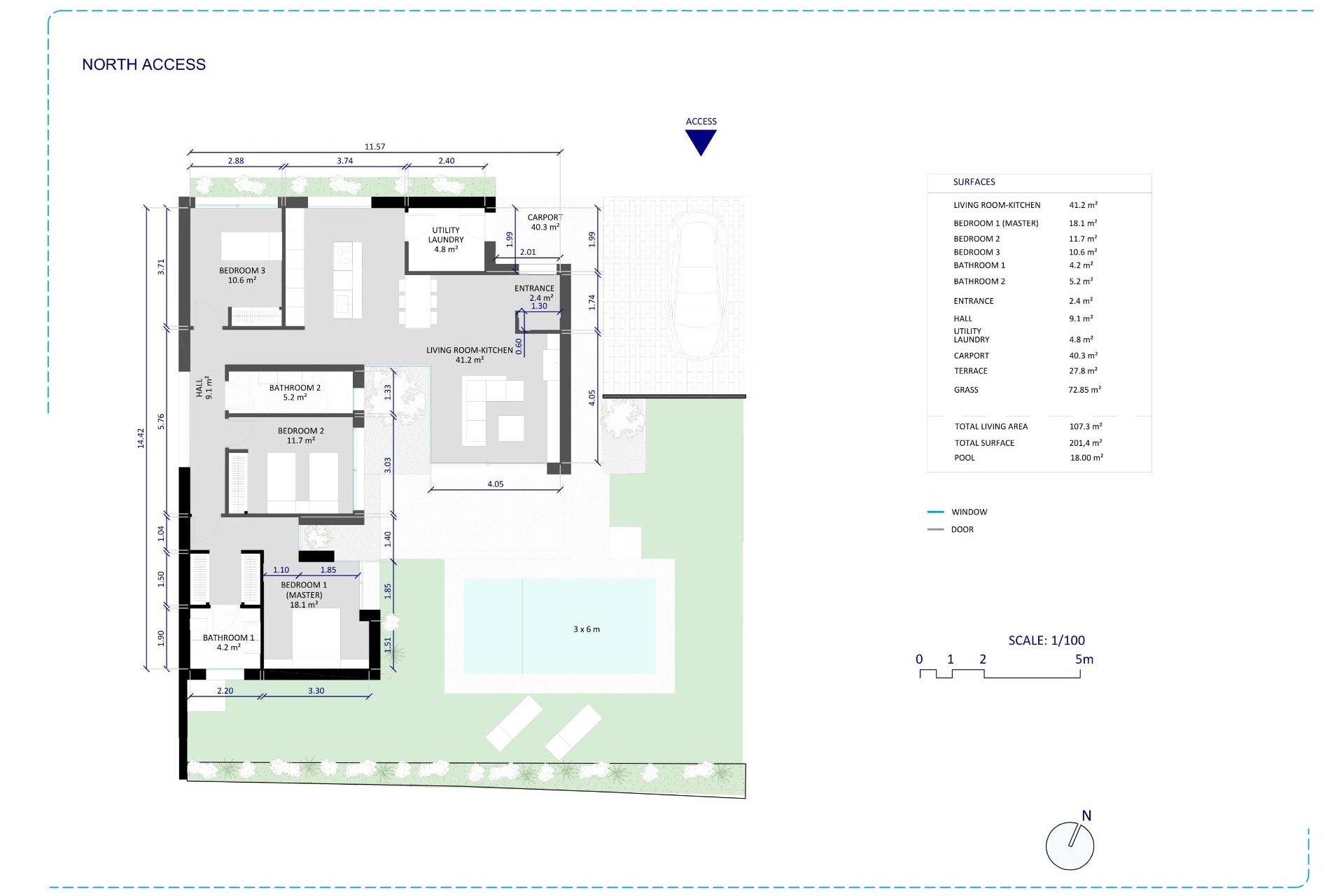 Nyproduktion - Villa -
Banos y Mendigo - Altaona Golf