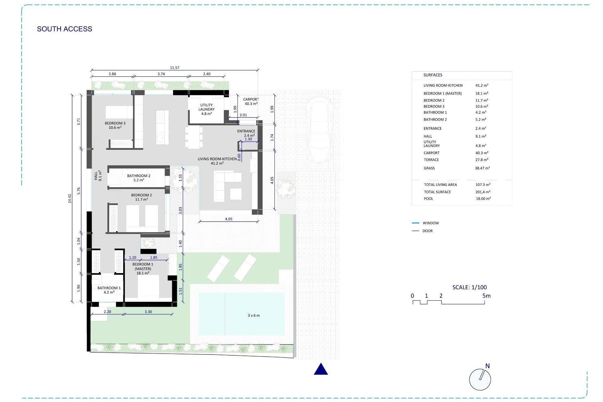 Nyproduktion - Villa -
Banos y Mendigo - Altaona Golf