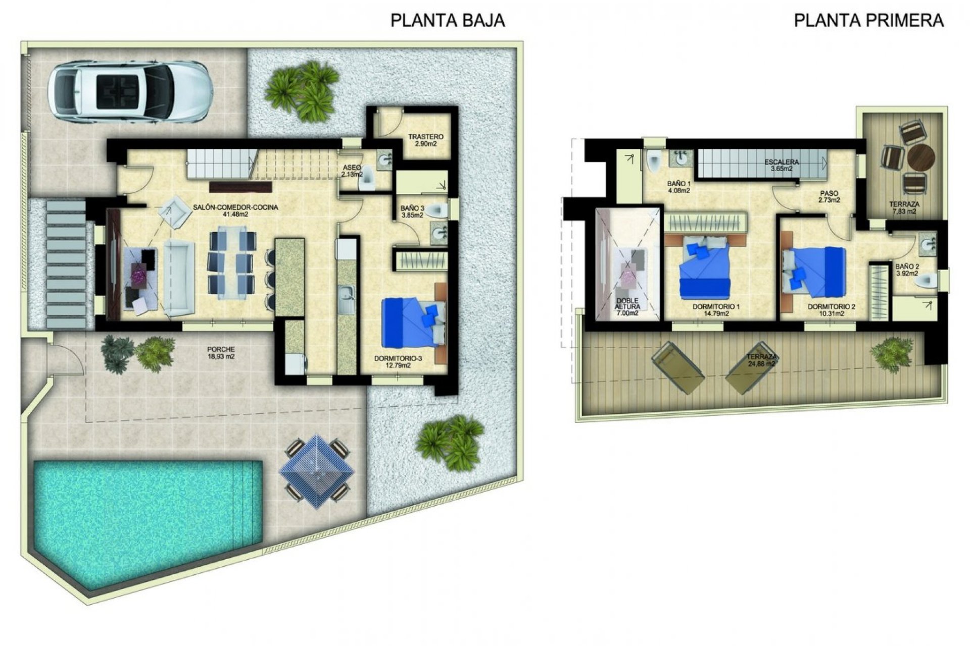 Nyproduktion - Villa -
Benijofar - Polideportivo