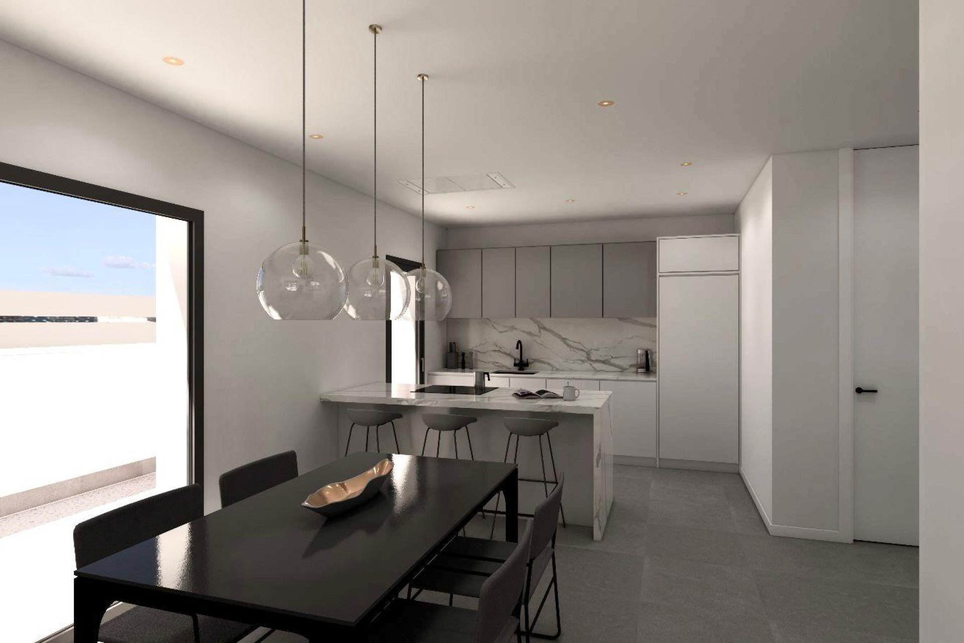 Nyproduktion - Villa -
Benijofar - Pueblo