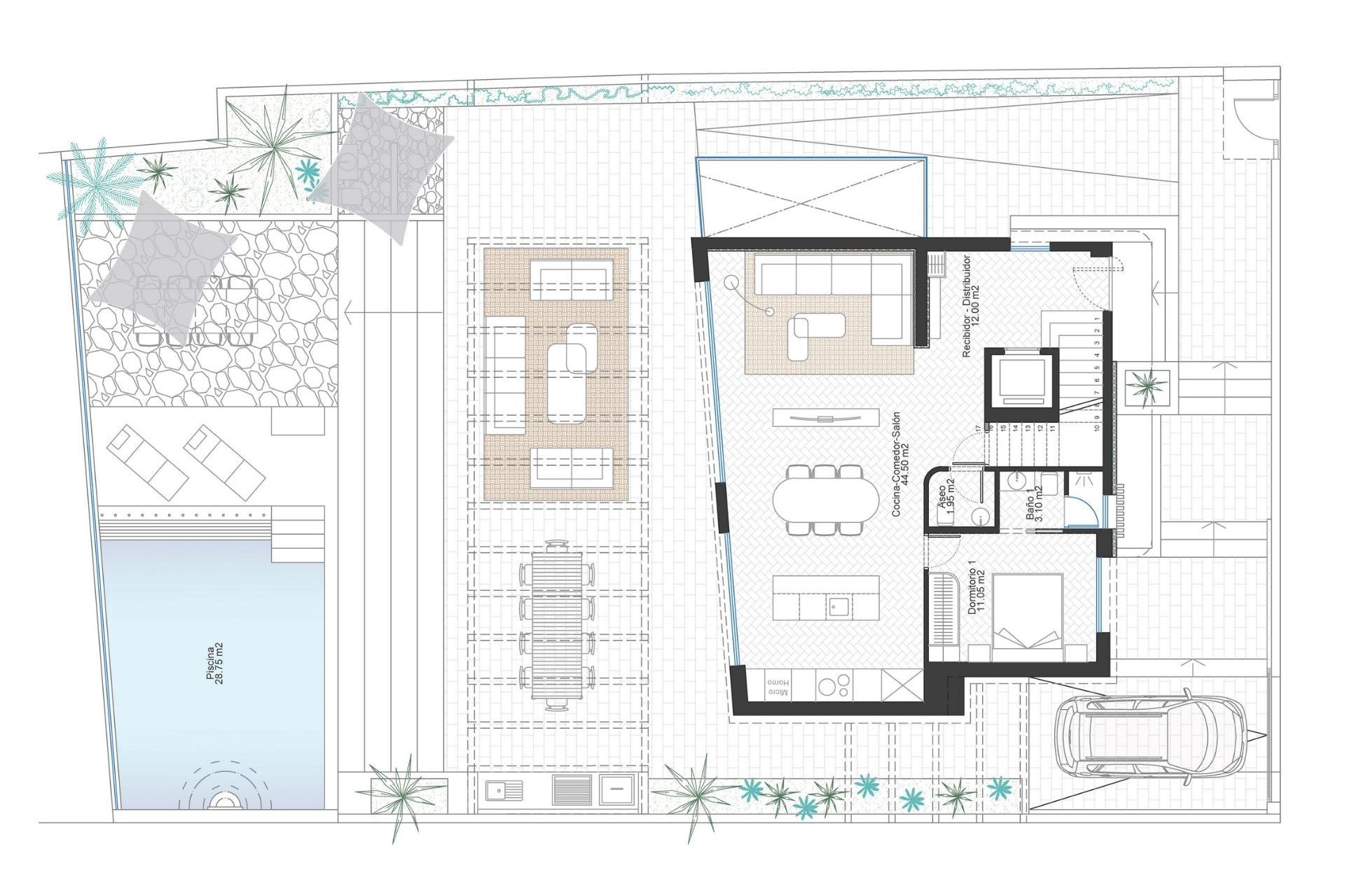 Nyproduktion - Villa -
Cabo de Palos - Cala Flores