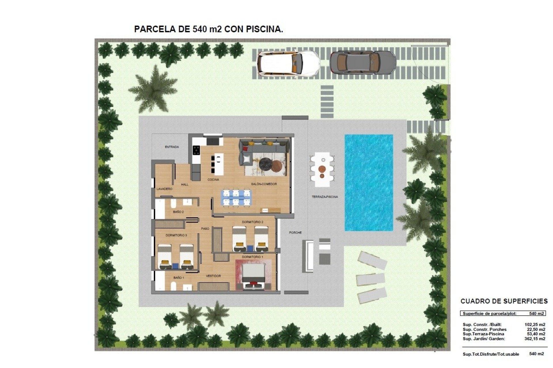 Nyproduktion - Villa -
Calasparra - Urbanización Coto Riñales