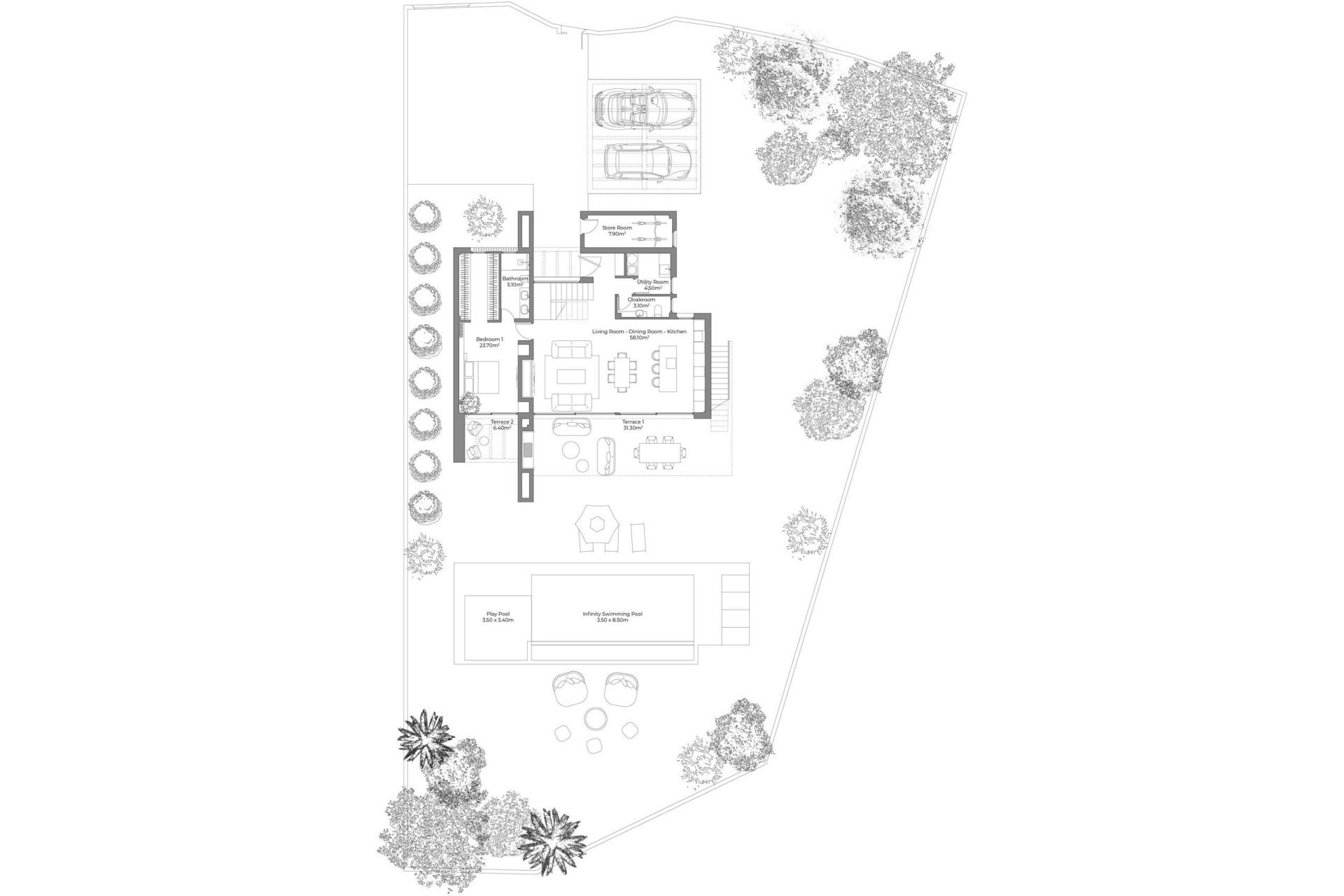 Nyproduktion - Villa -
Cuevas Del Almanzora - Desert Springs Golf Club