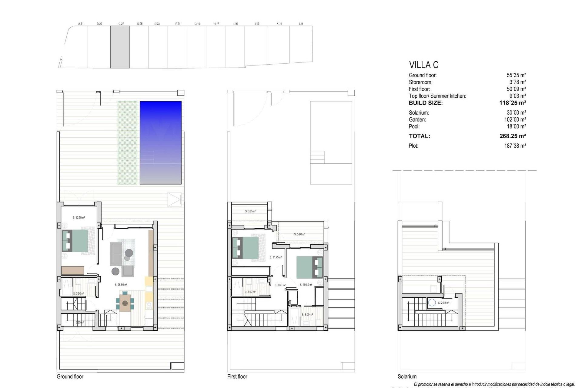 Nyproduktion - Villa -
Los Alcázares - Playa la Atascadera