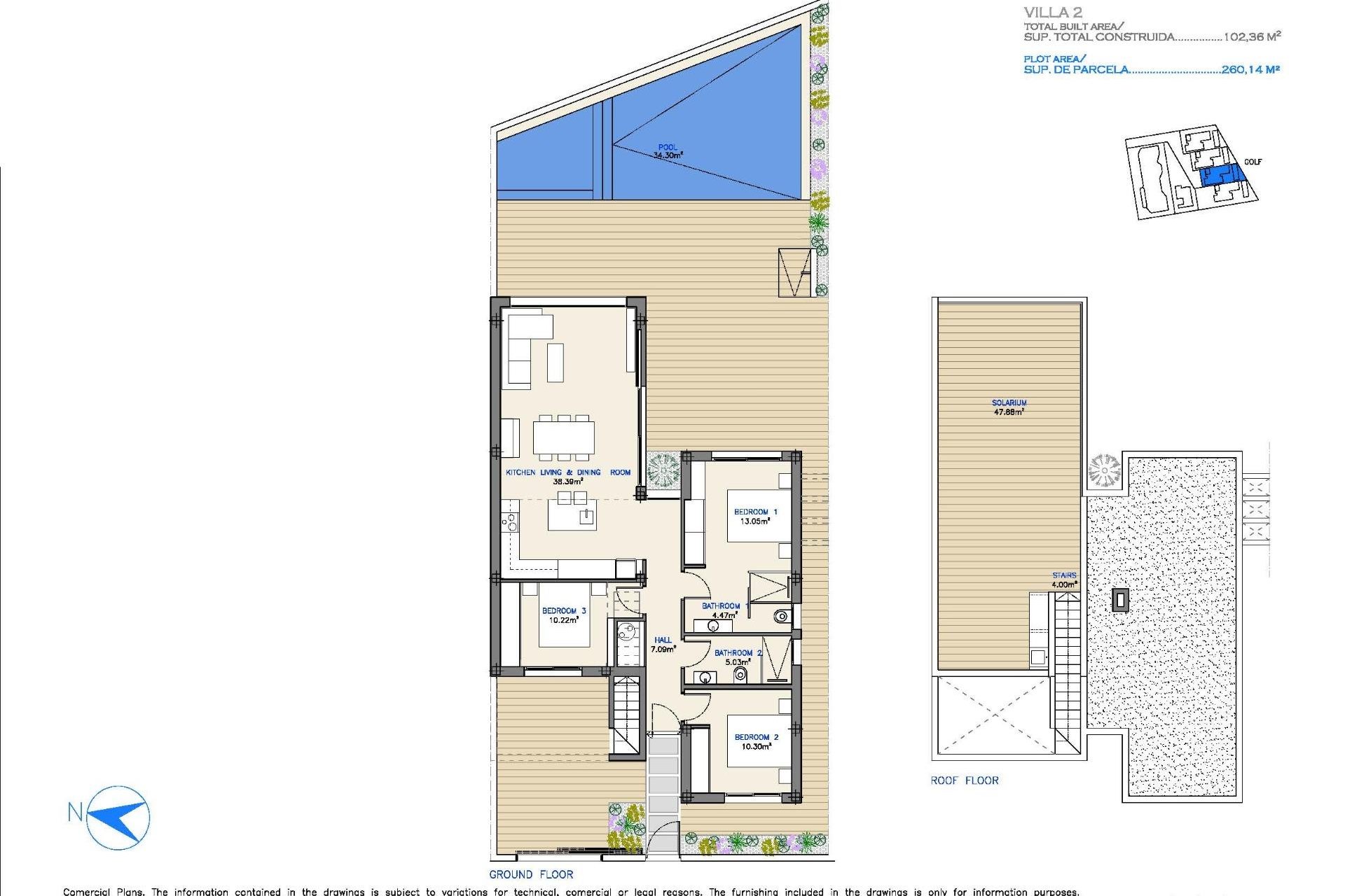 Nyproduktion - Villa -
Los Alcázares - Serena Golf