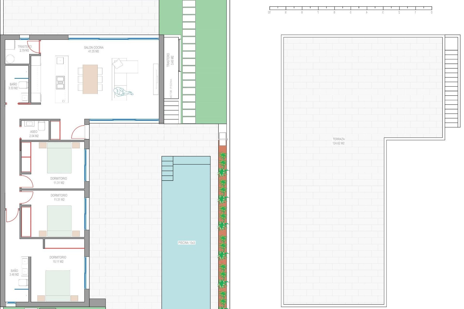 Nyproduktion - Villa -
Los Alcázares - Serena Golf