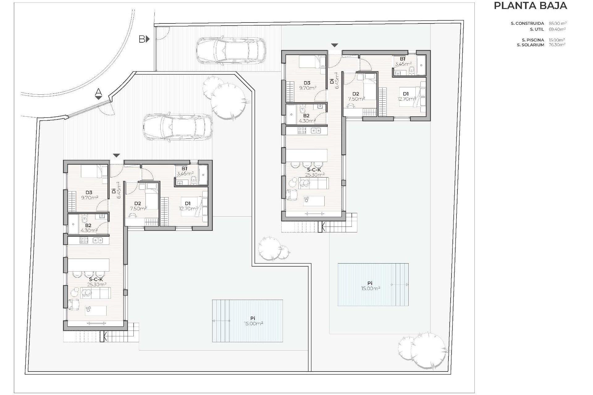 Nyproduktion - Villa -
Mazarron - Country Club