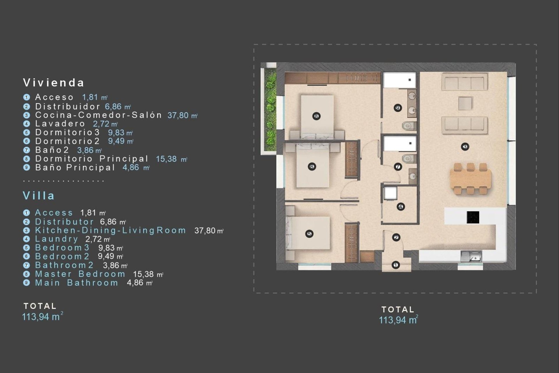 Nyproduktion - Villa -
Orihuela Costa - Las Filipinas