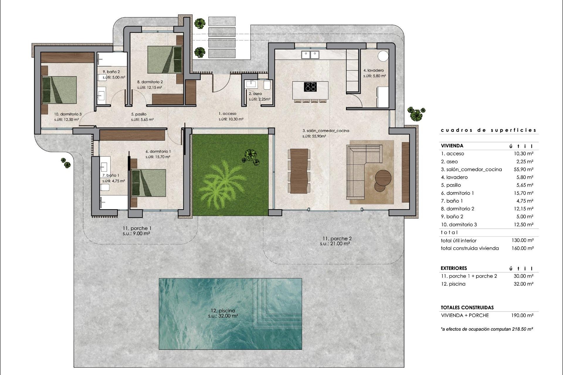 Nyproduktion - Villa -
Pinoso - Lel