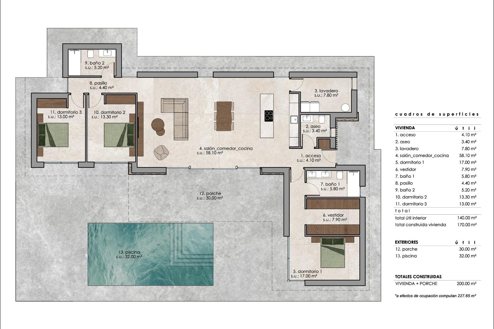 Nyproduktion - Villa -
Pinoso - Lel