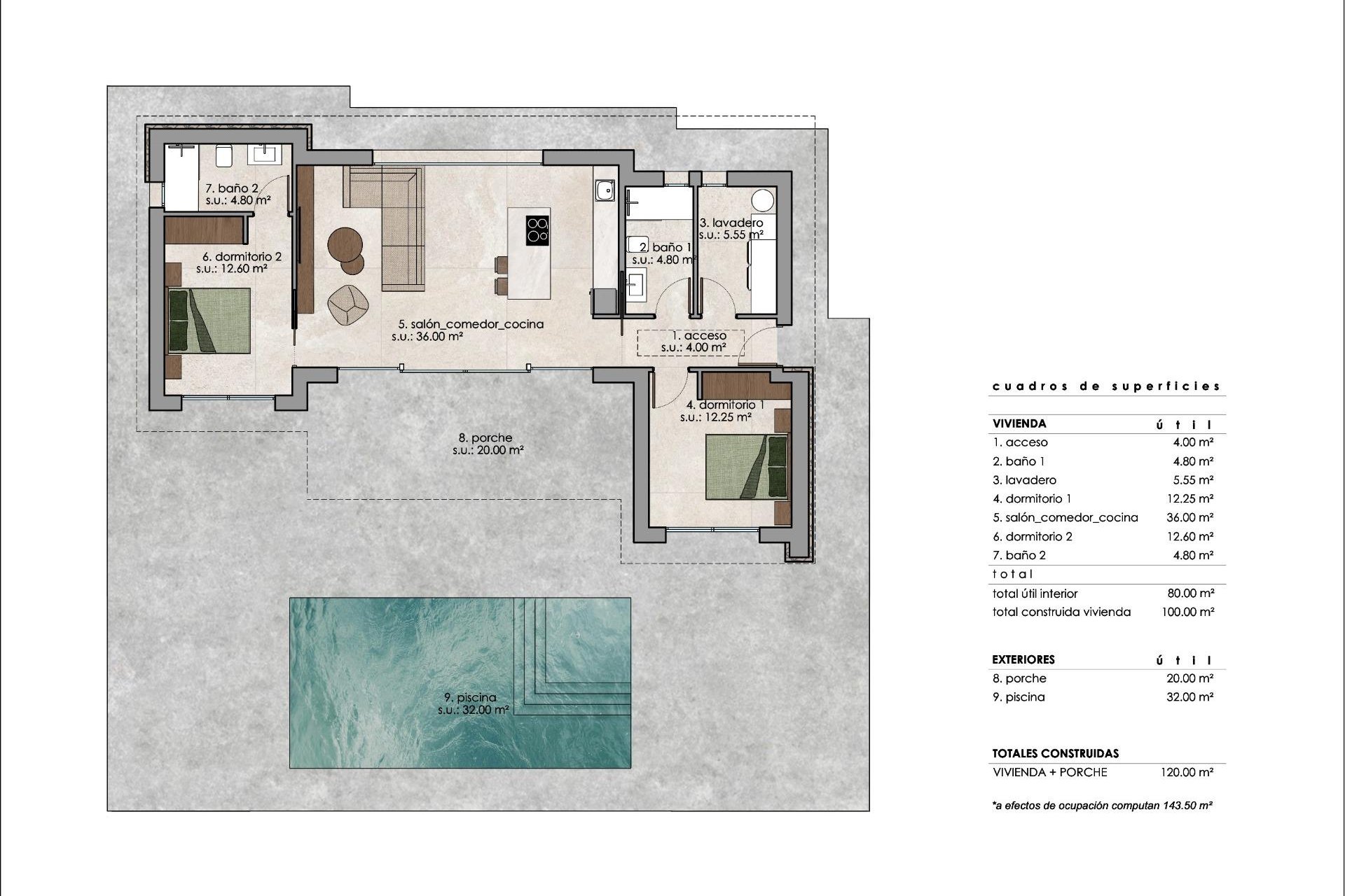 Nyproduktion - Villa -
Pinoso - Lel