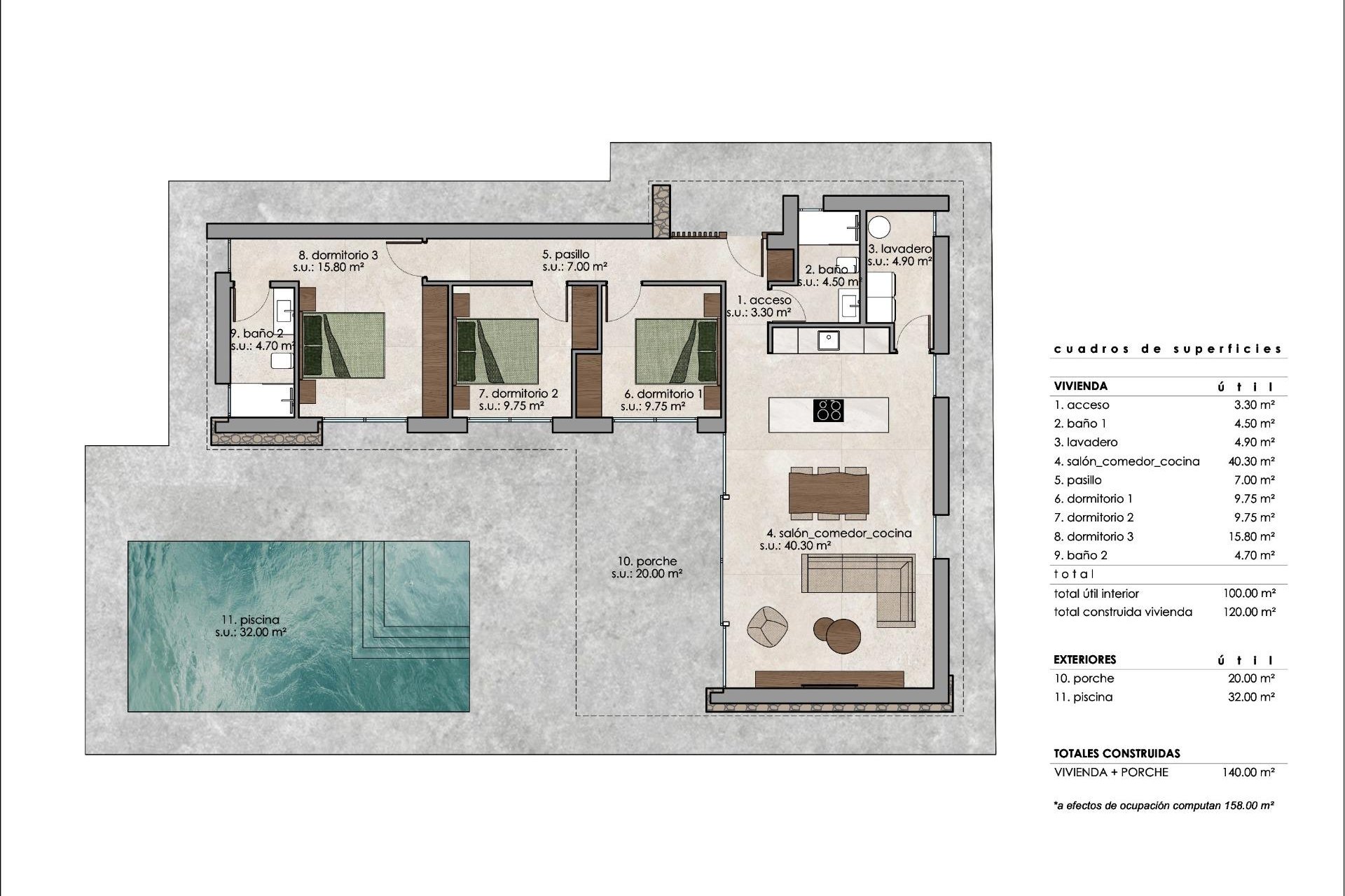 Nyproduktion - Villa -
Pinoso - Lel