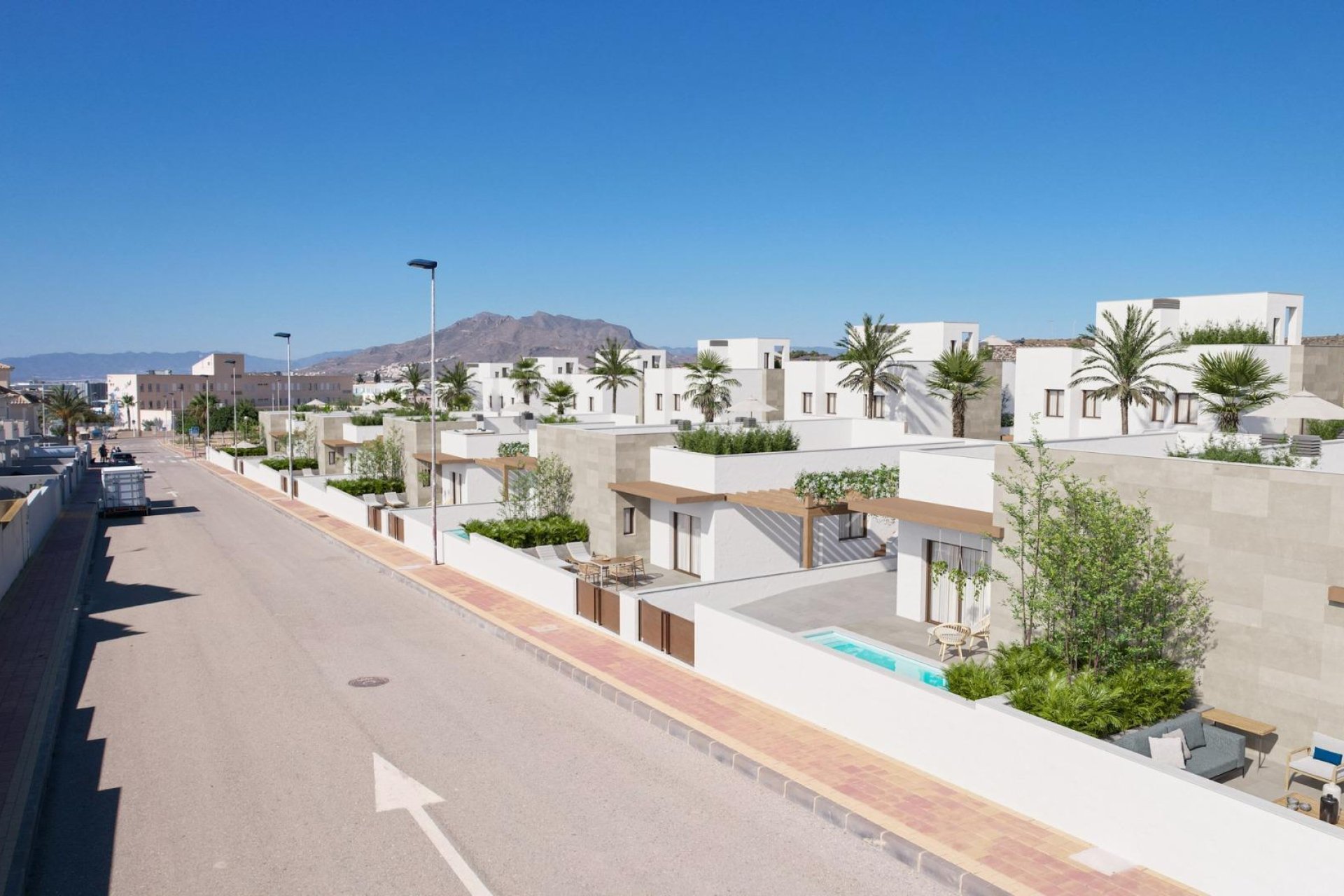 Nyproduktion - Villa -
Puerto de Mazarron - Caleñares