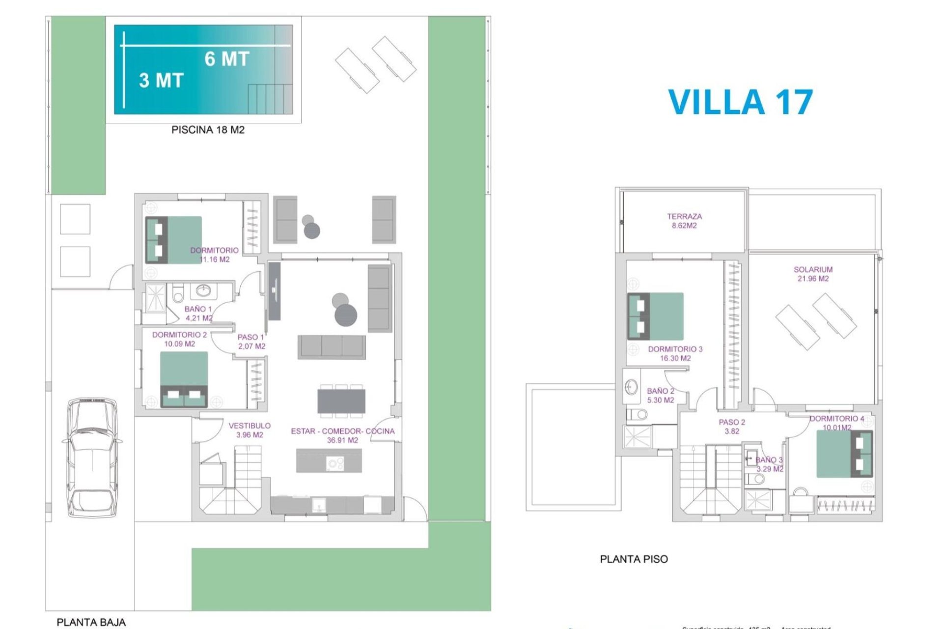 Nyproduktion - Villa -
San Javier - Roda Golf