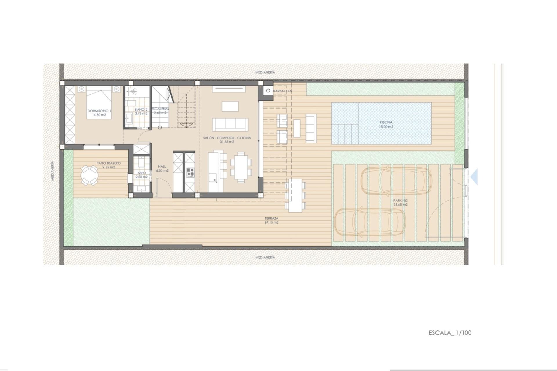 Nyproduktion - Villa -
San Juan de los Terreros - Las Mimosas