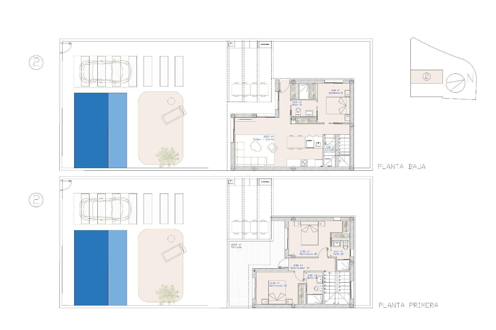 Nyproduktion - Villa -
San Pedro del Pinatar - Centro