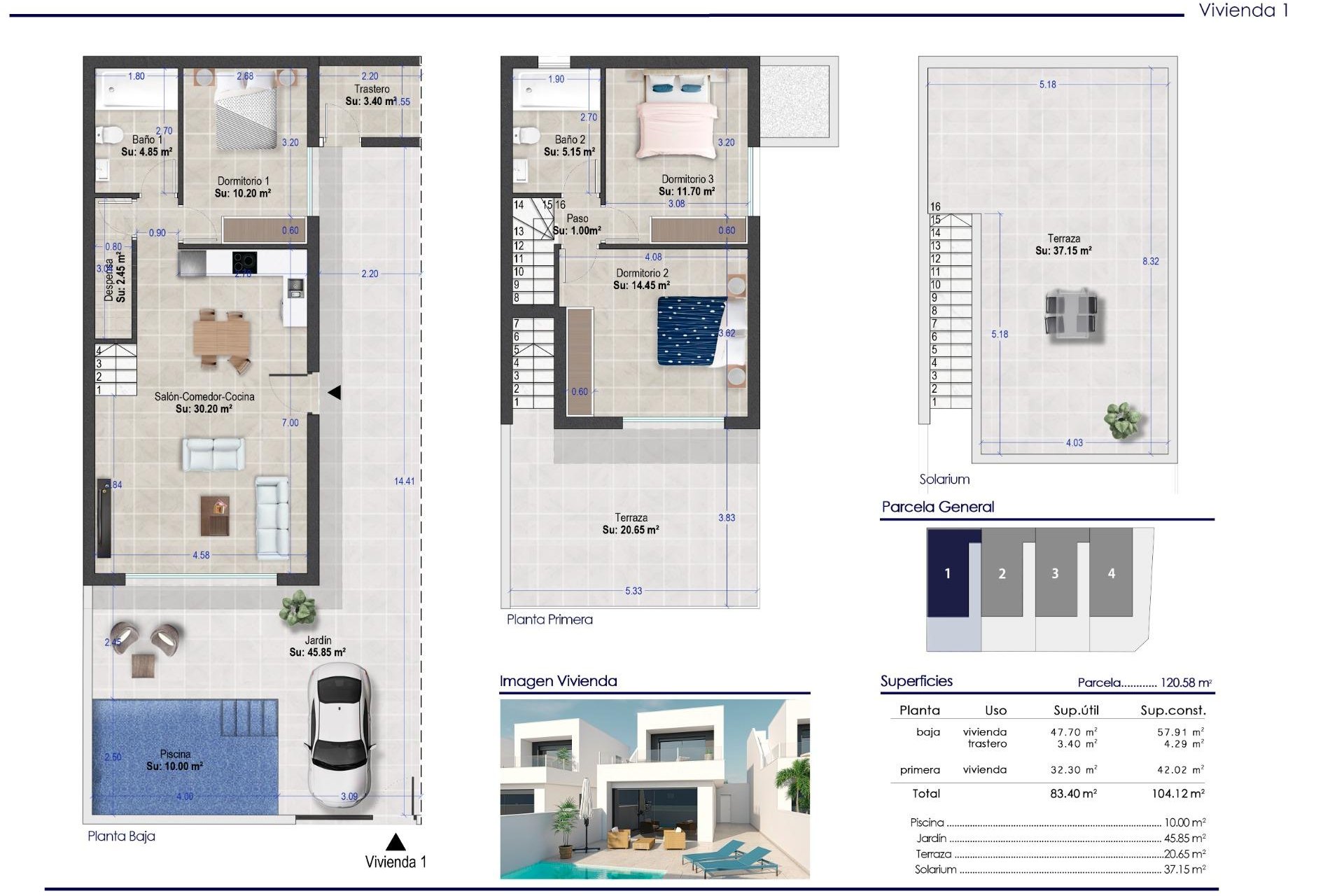 Nyproduktion - Villa -
San Pedro del Pinatar - Pueblo