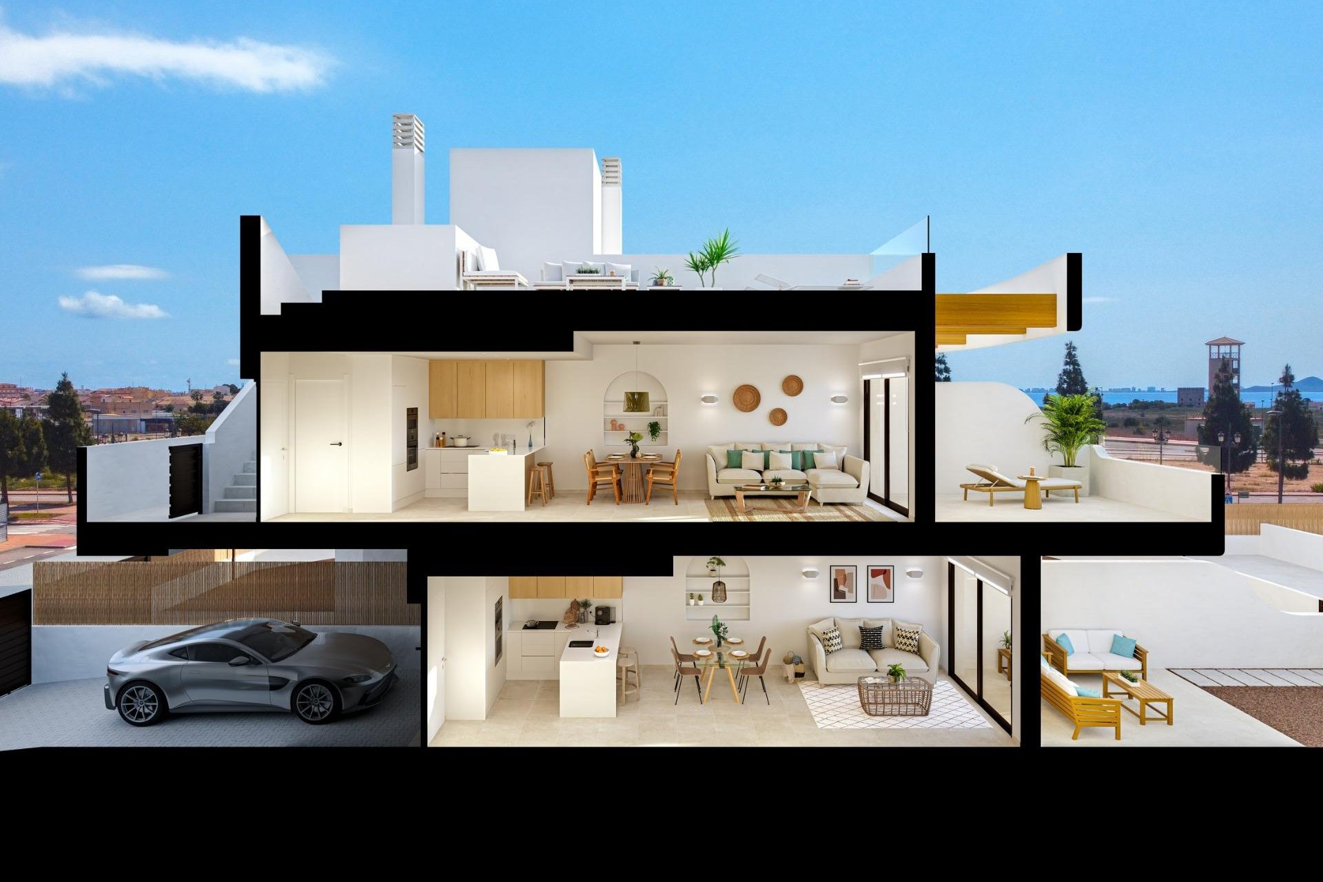 Obra nueva - Apartment -
Los Alcázares - La Serena Golf