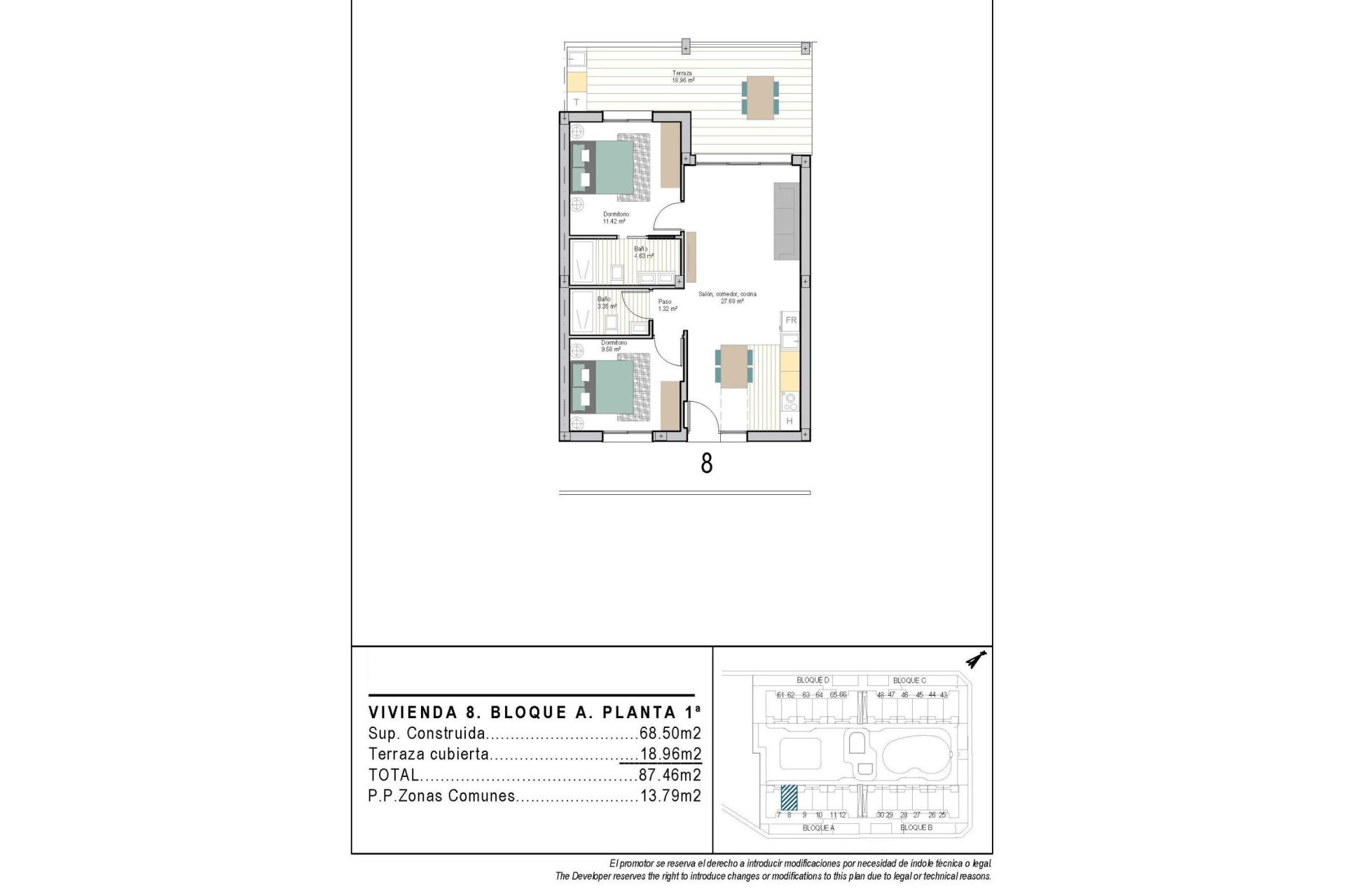 Obra nueva - Apartment -
Torre - Pacheco - San Cayetano