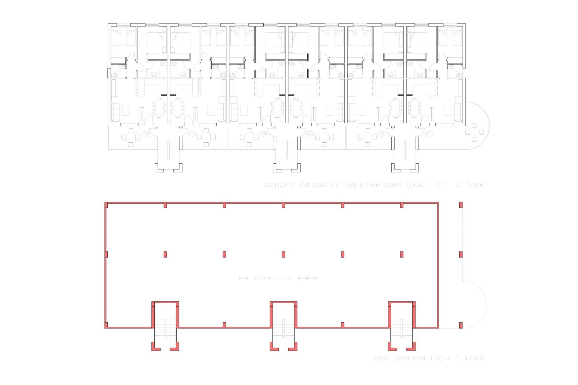 Obra nueva - Bungalow -
Fuente Álamo - La Pinilla