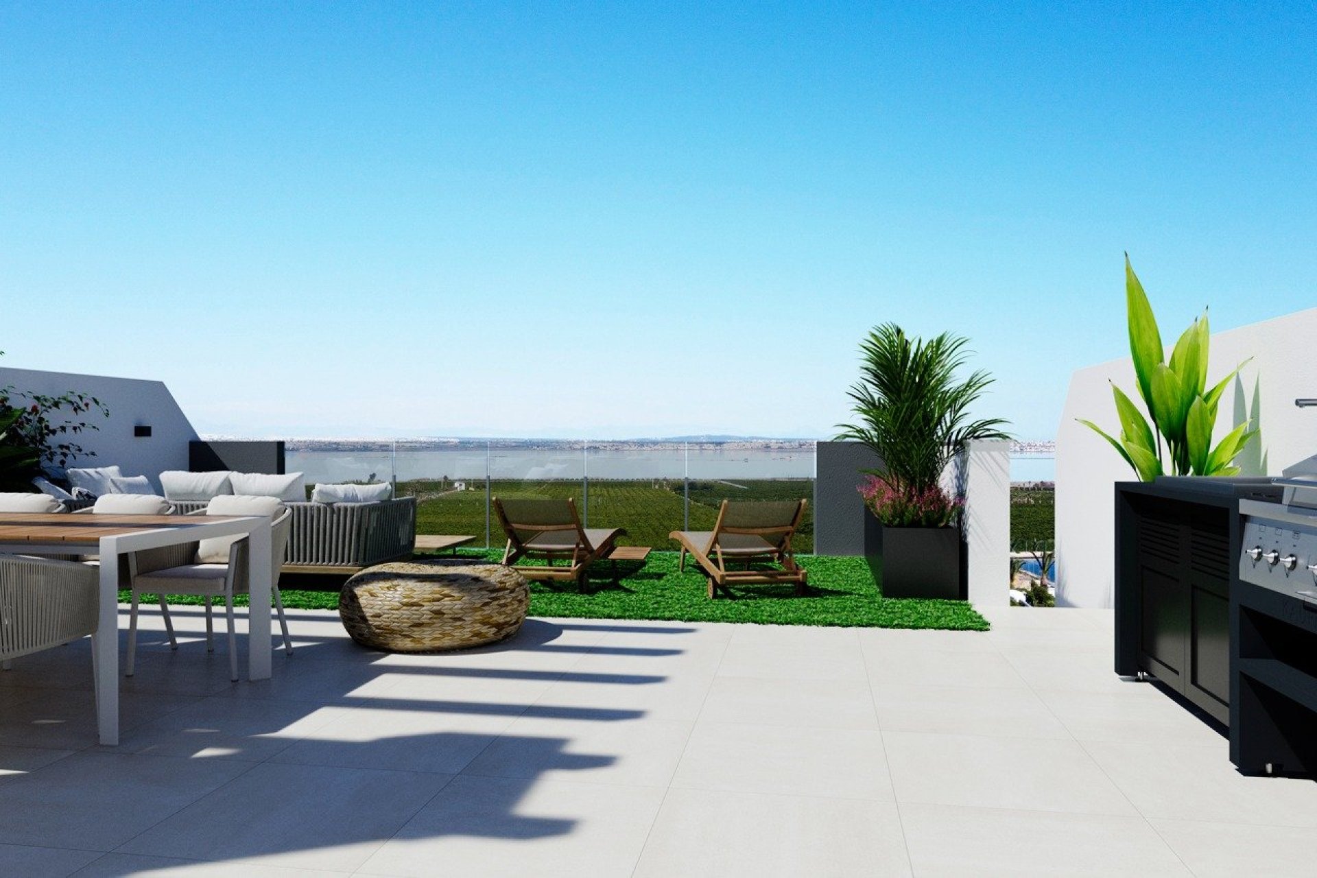 Obra nueva - Bungalow -
Torrevieja - Lago jardin