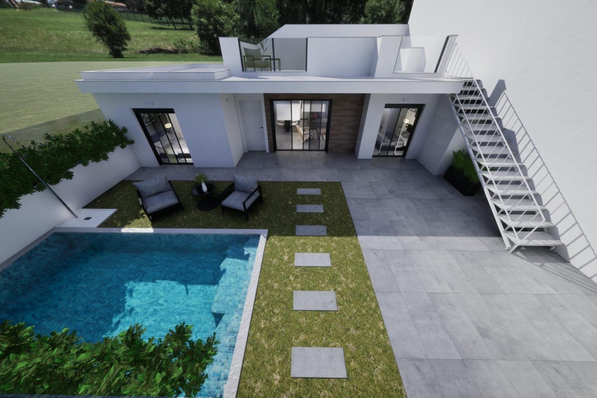 Obra nueva - Quad House -
Torre - Pacheco - pueblo