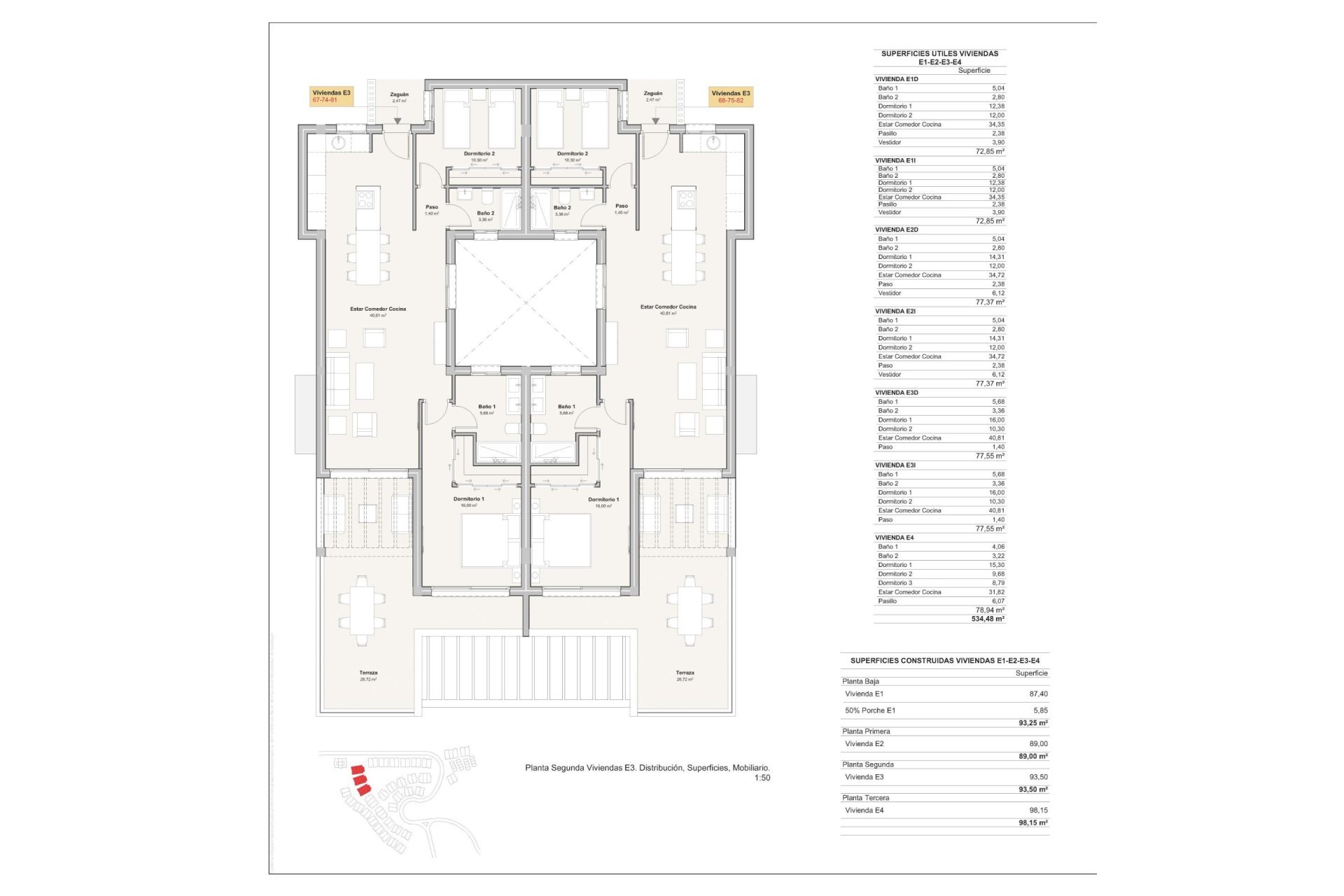 Obra nueva - Semi detached -
Mojacar - Playa De Macenas