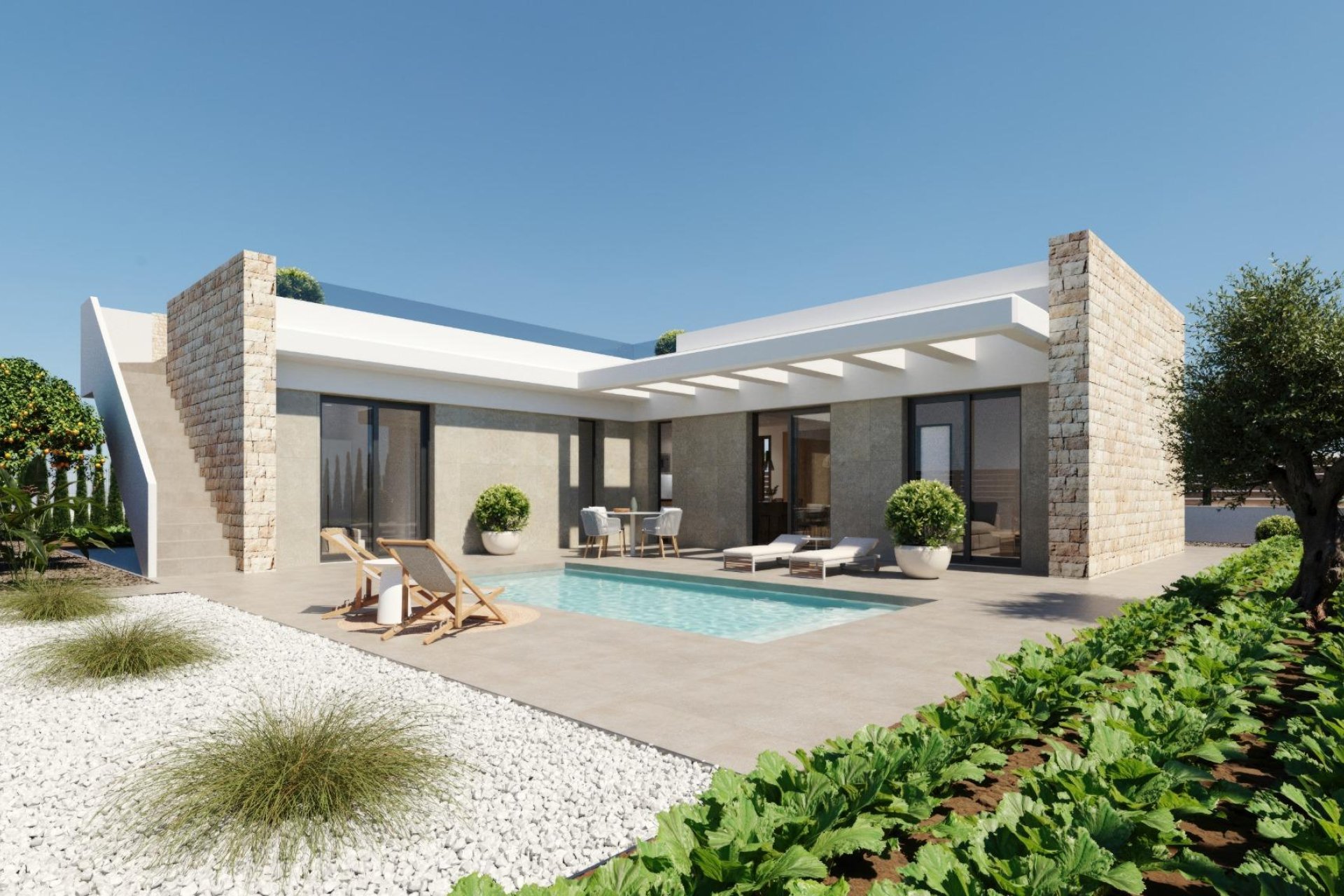 Obra nueva - Villa -
Fuente Álamo - Hacienda del Alamo