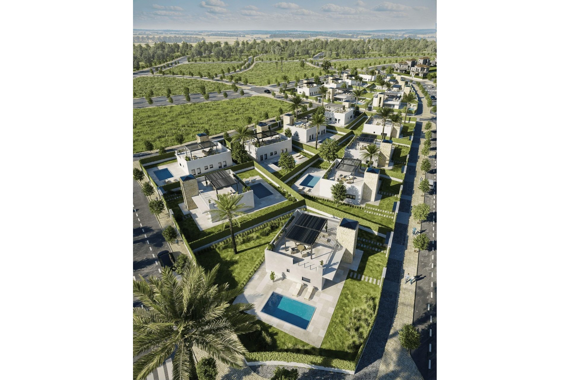 Obra nueva - Villa -
Lorca - Jardines de Almenara