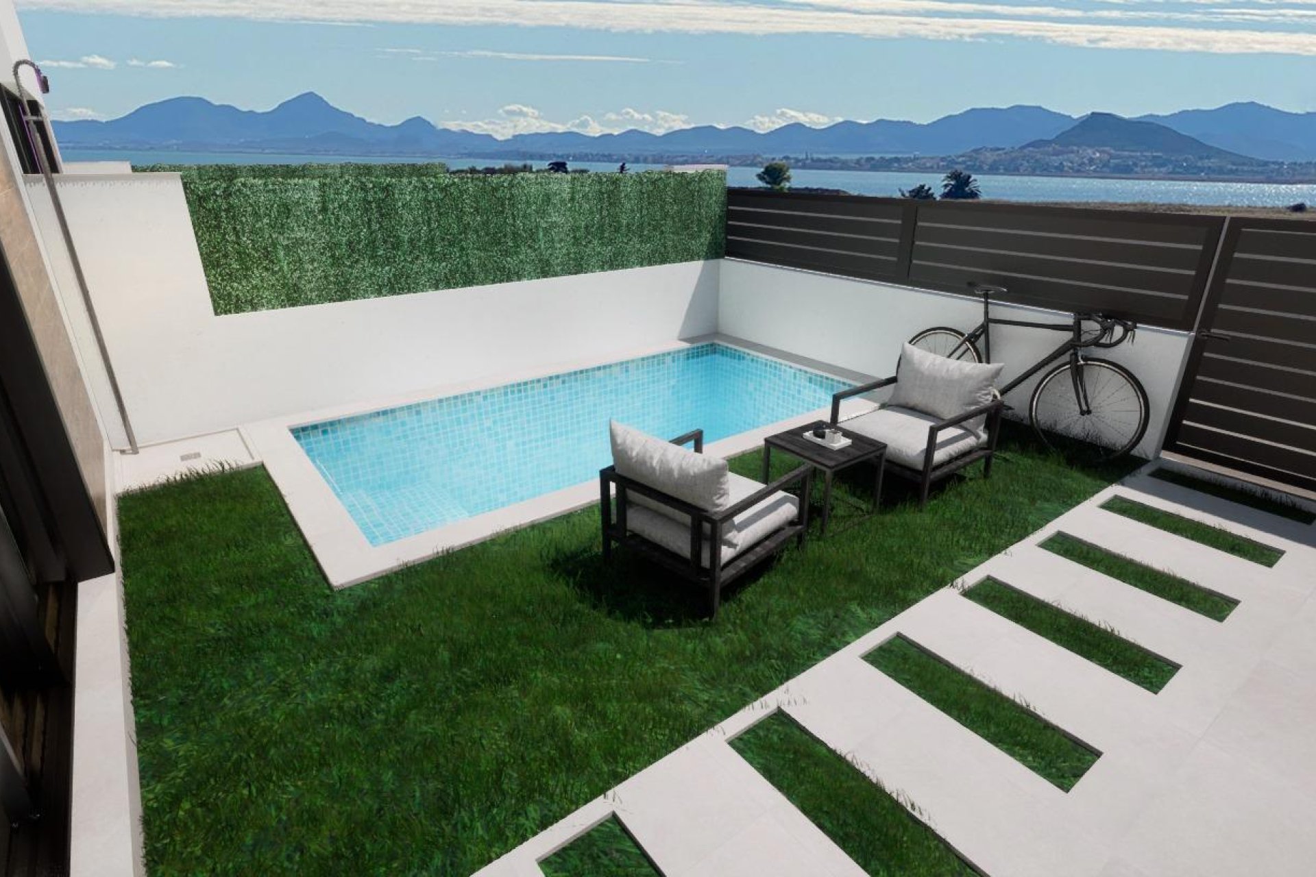 Obra nueva - Villa -
Los Alcázares - La Concha