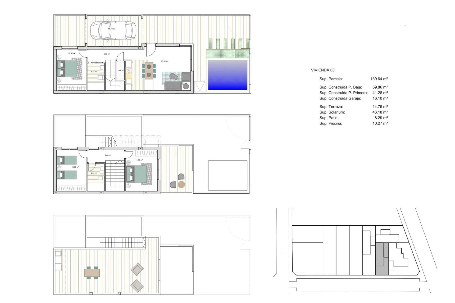 Obra nueva - Villa -
Los Alcázares - La Concha