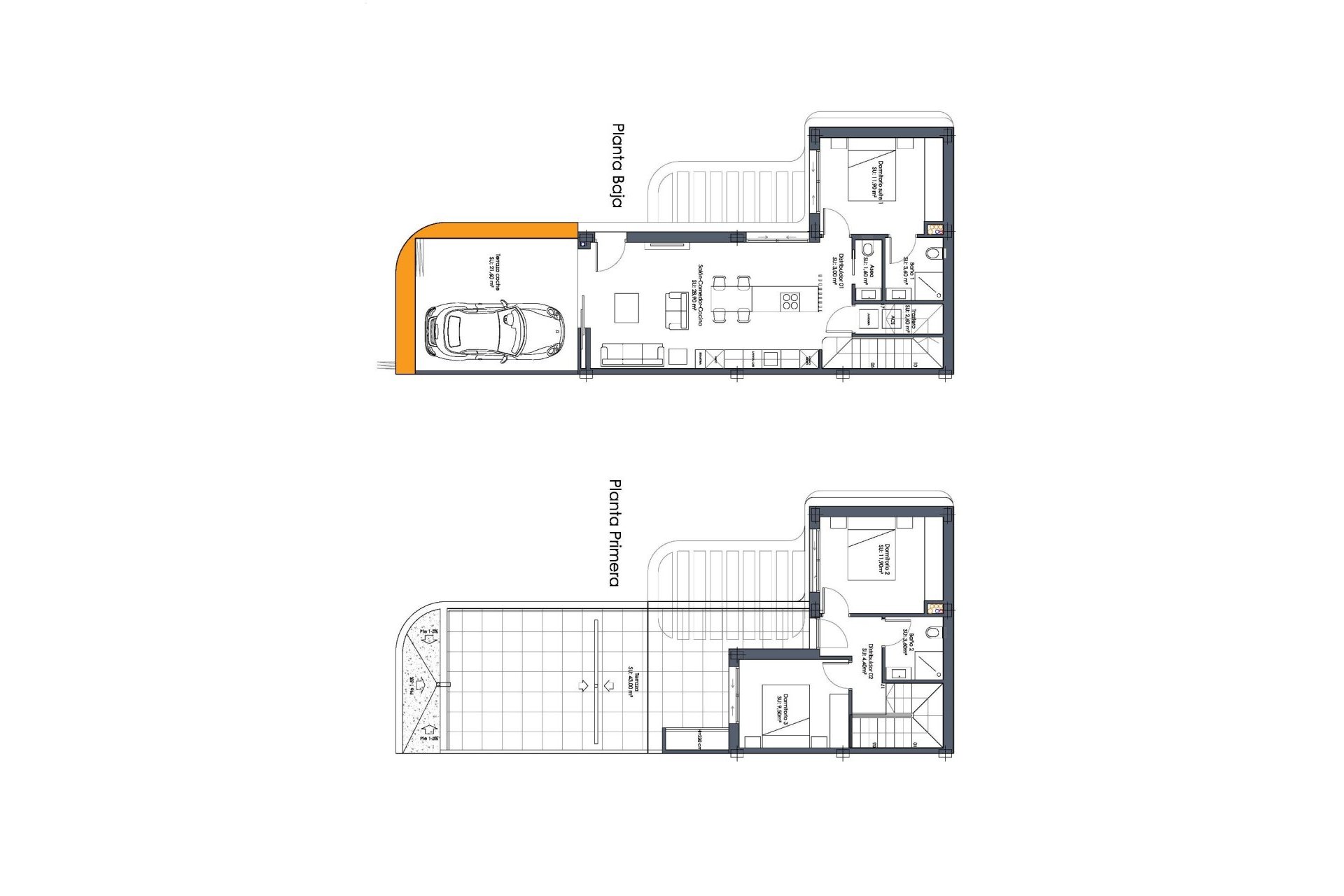 Obra nueva - Villa -
Los Alcázares - Serena Golf