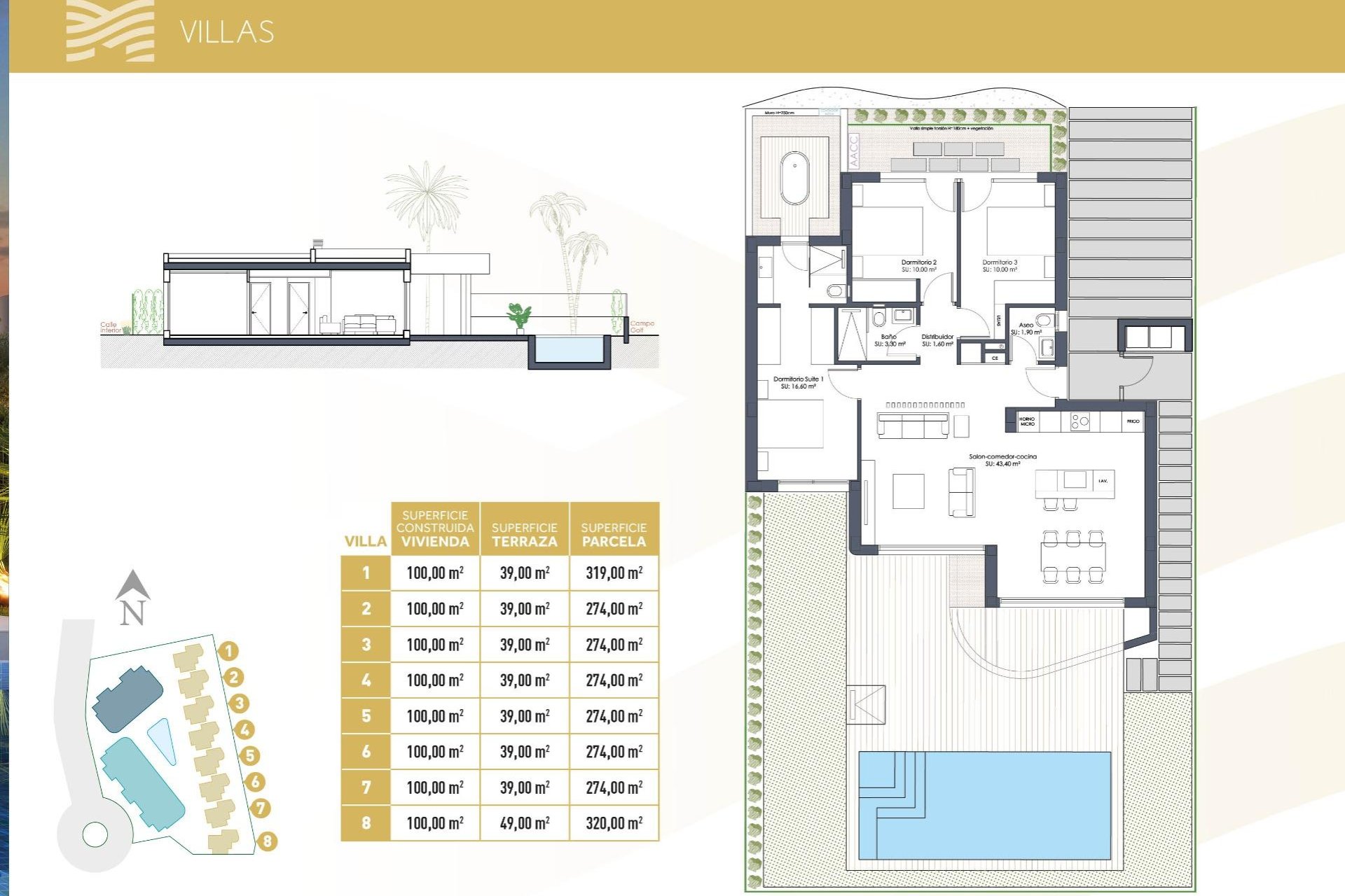 Obra nueva - Villa -
Los Alcázares - Serena Golf