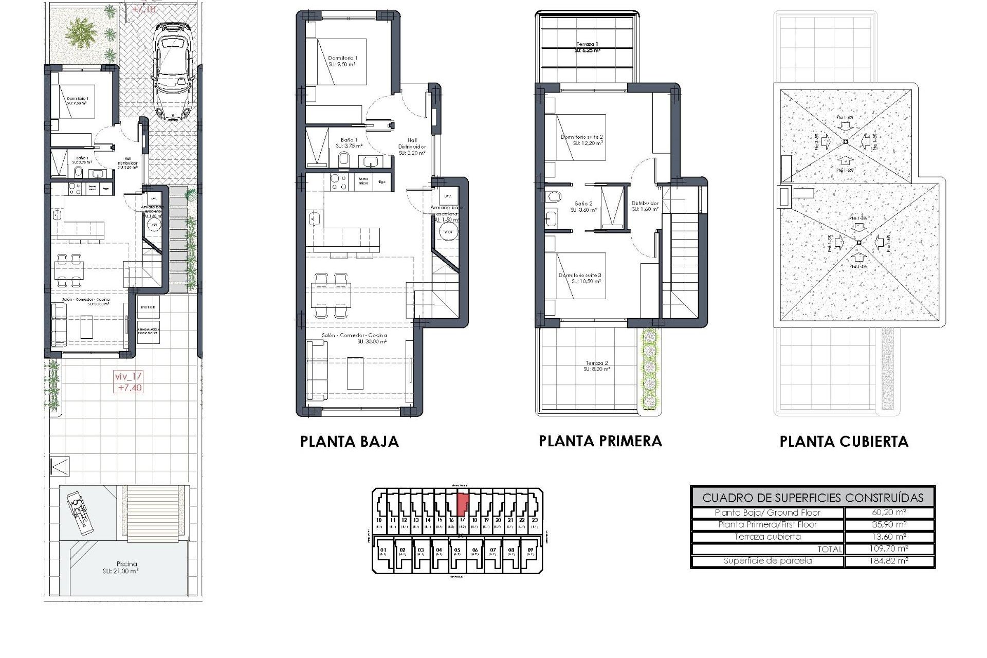 Obra nueva - Villa -
Los Alcázares - Serena Golf