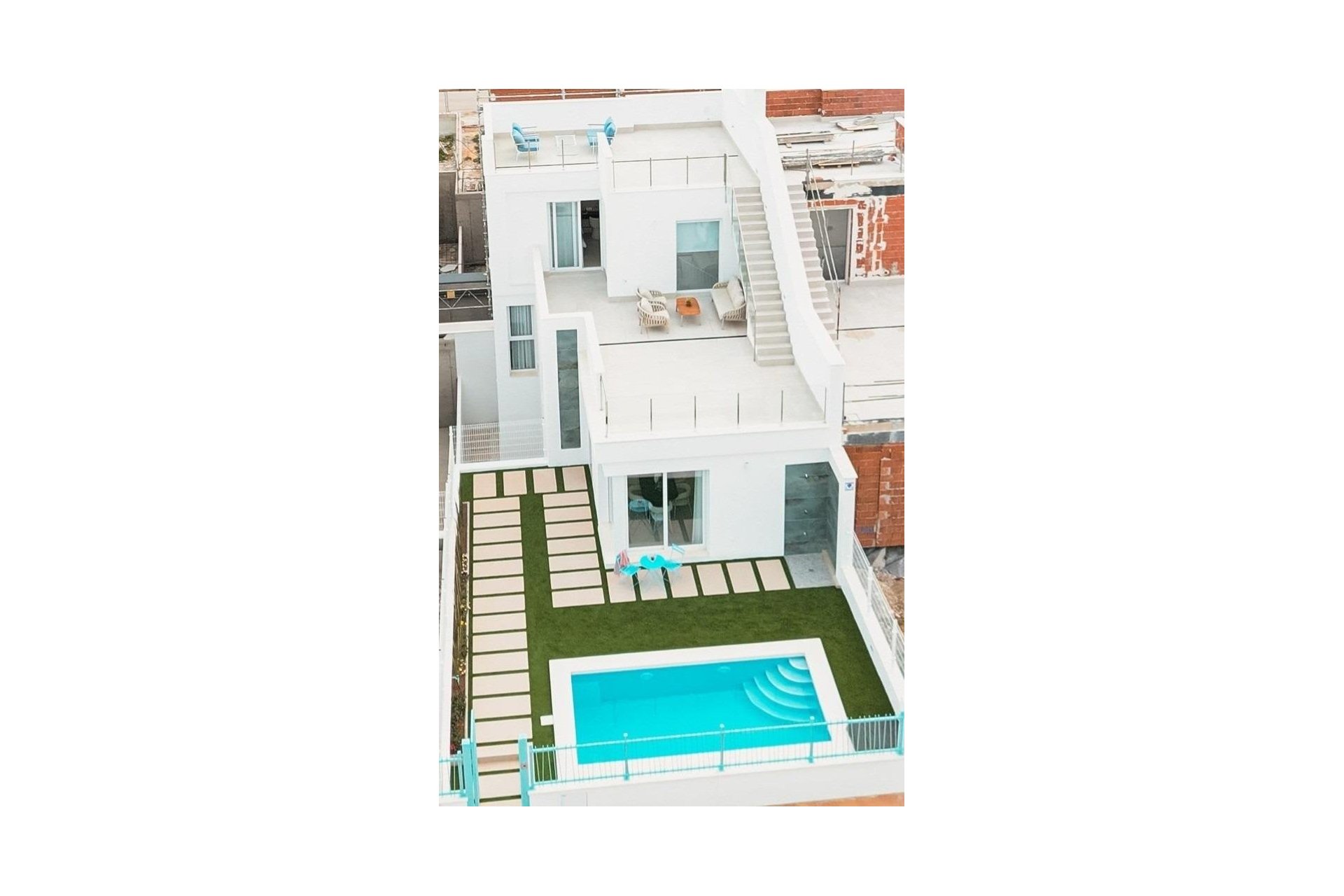 Obra nueva - Villa -
Los Alcázares - Torre del Rame