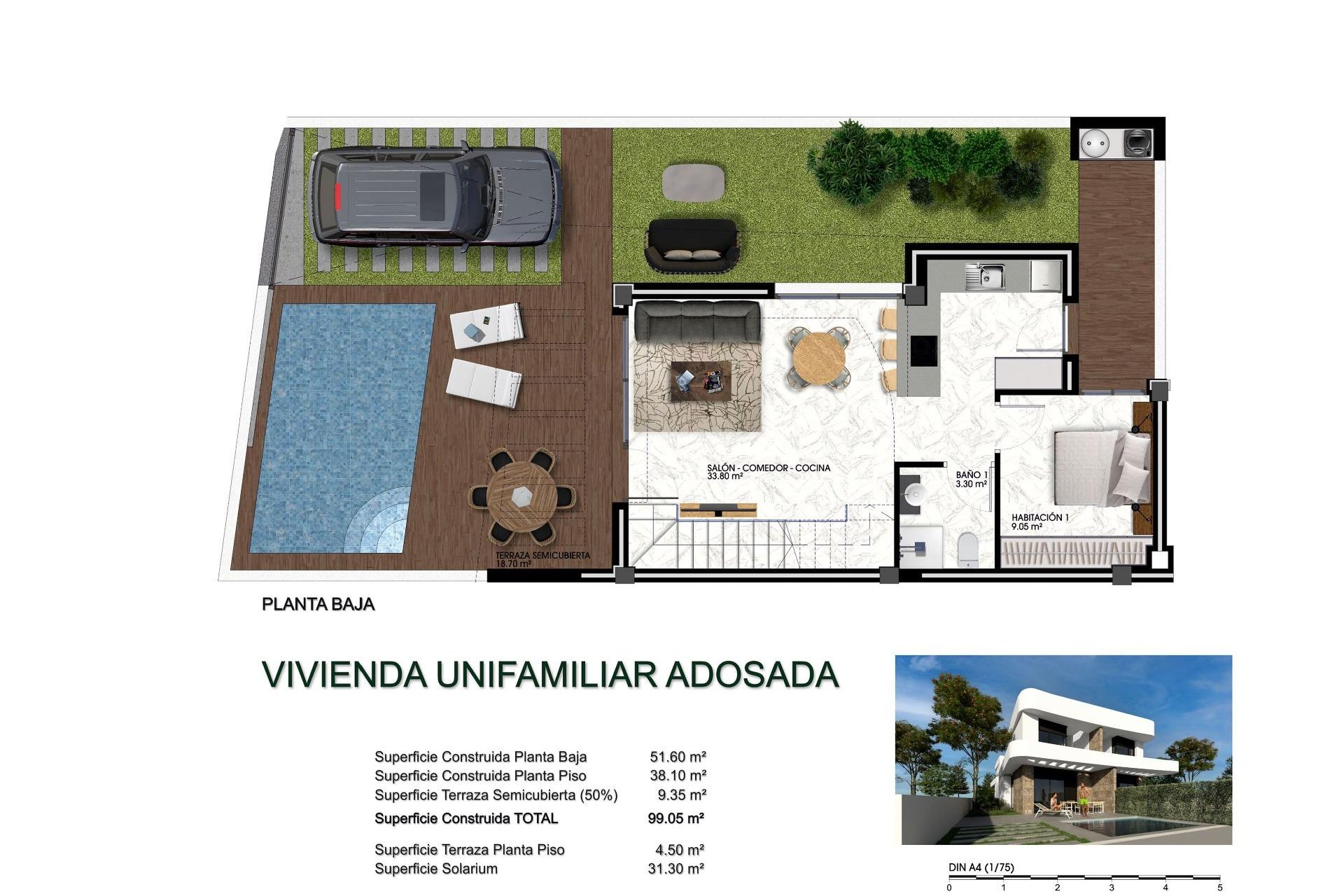 Obra nueva - Villa -
Los Montesinos - La Herrada