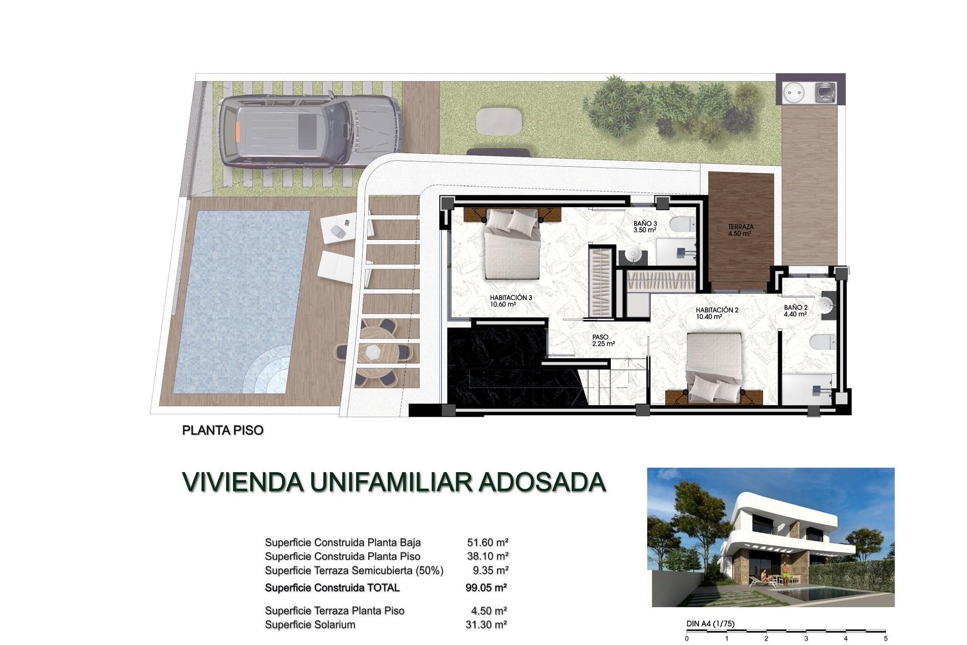 Obra nueva - Villa -
Los Montesinos - La Herrada