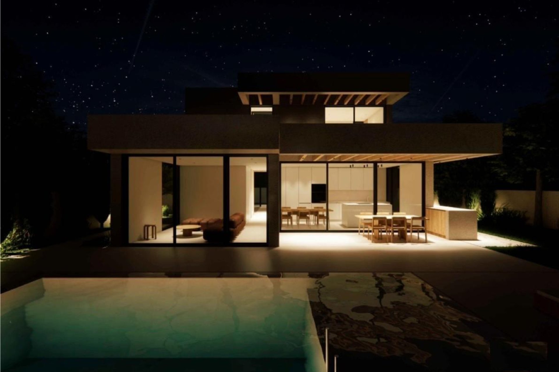 Obra nueva - Villa -
Polop - La Alberca