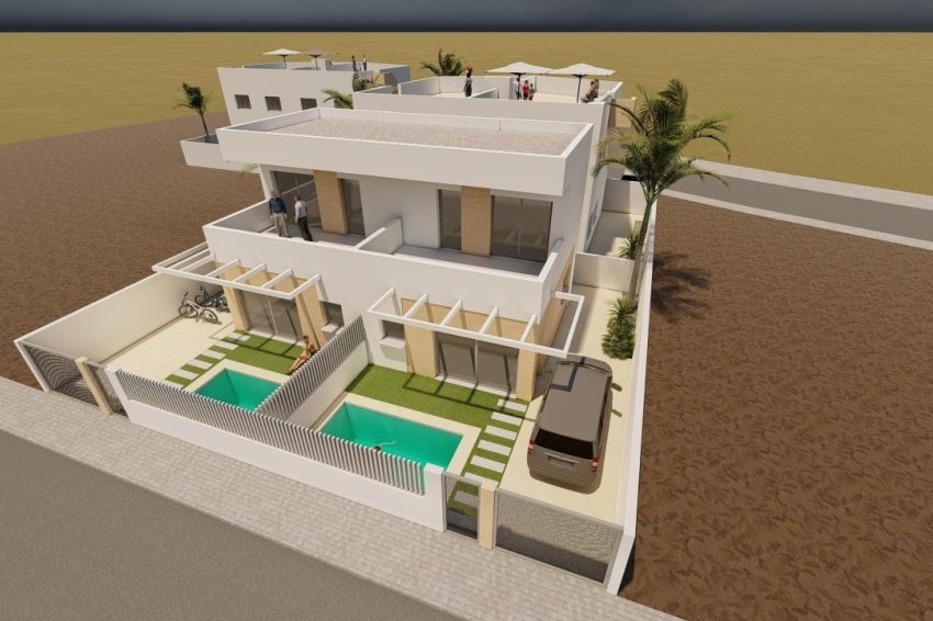 Obra nueva - Villa -
Puerto de Mazarron - Mar De Plata