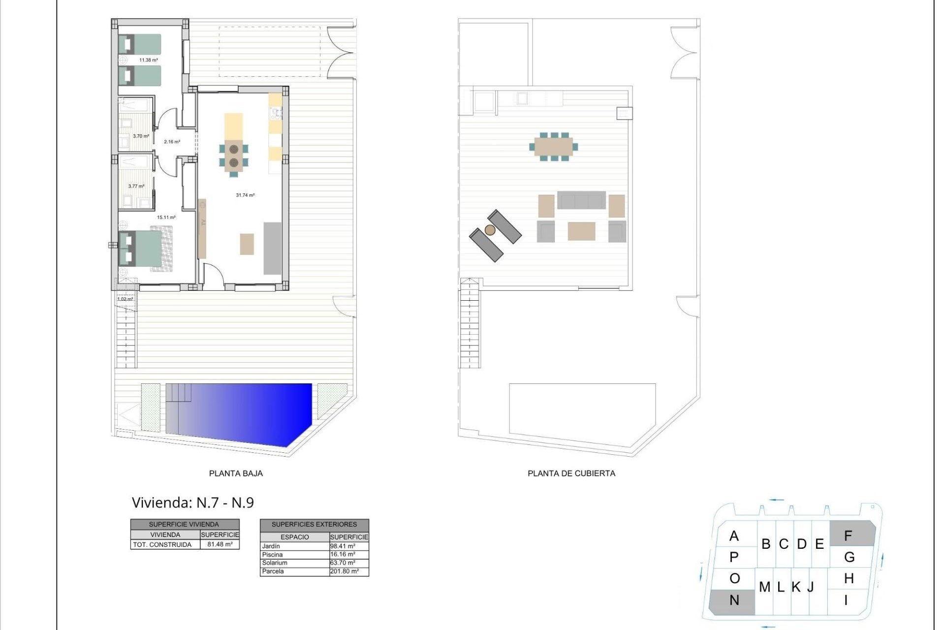 Obra nueva - Villa -
Torre - Pacheco - El Alba