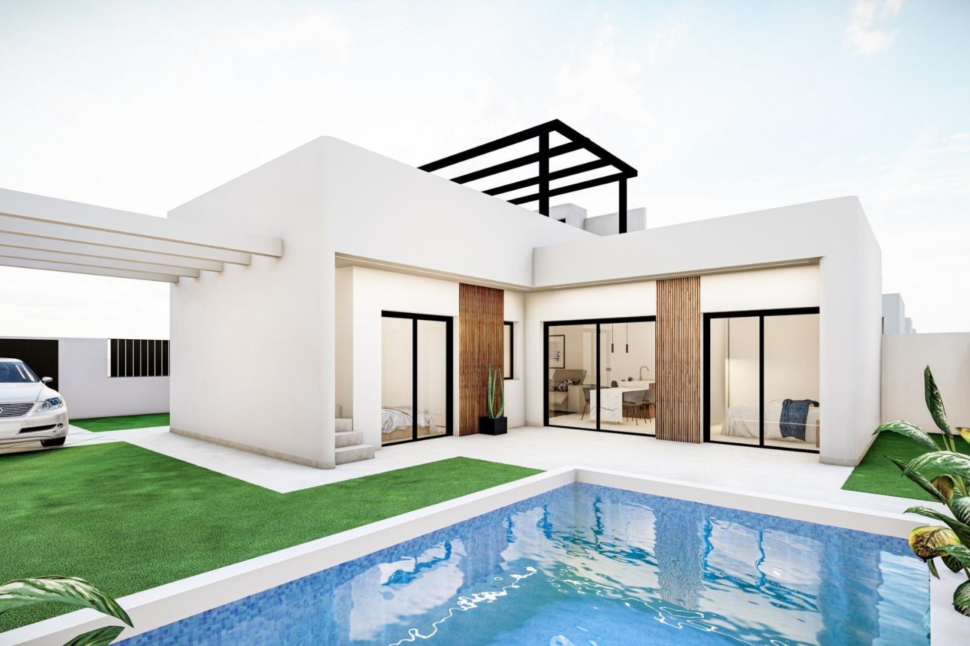 Obra nueva - Villa -
Torre - Pacheco - Roldán