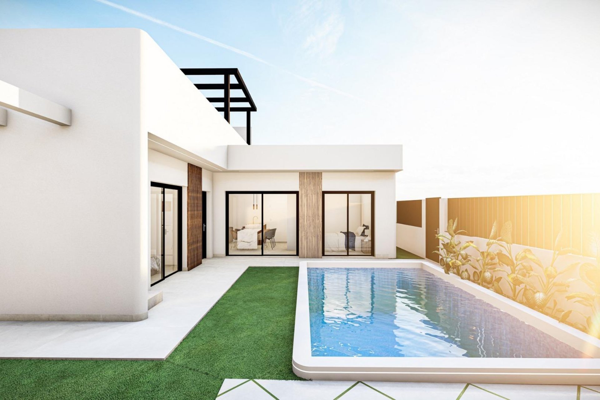 Obra nueva - Villa -
Torre - Pacheco - Roldán