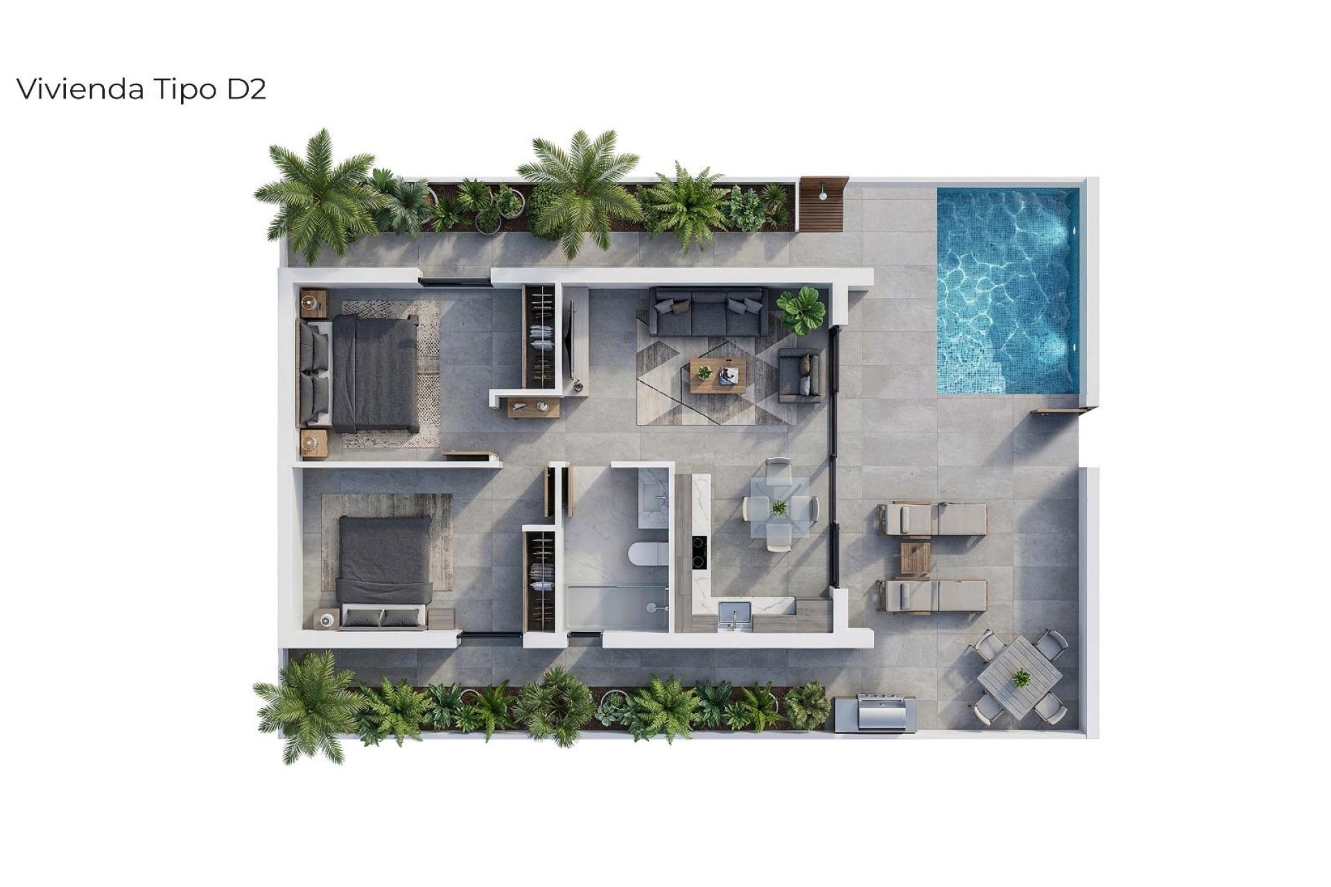 Obra nueva - Villa -
Vera - Vera Playa