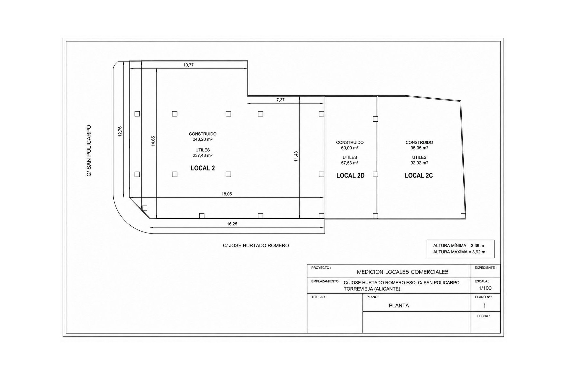 Resale - Commercial Unit -
Torrevieja - El Acequión - Los Náufragos
