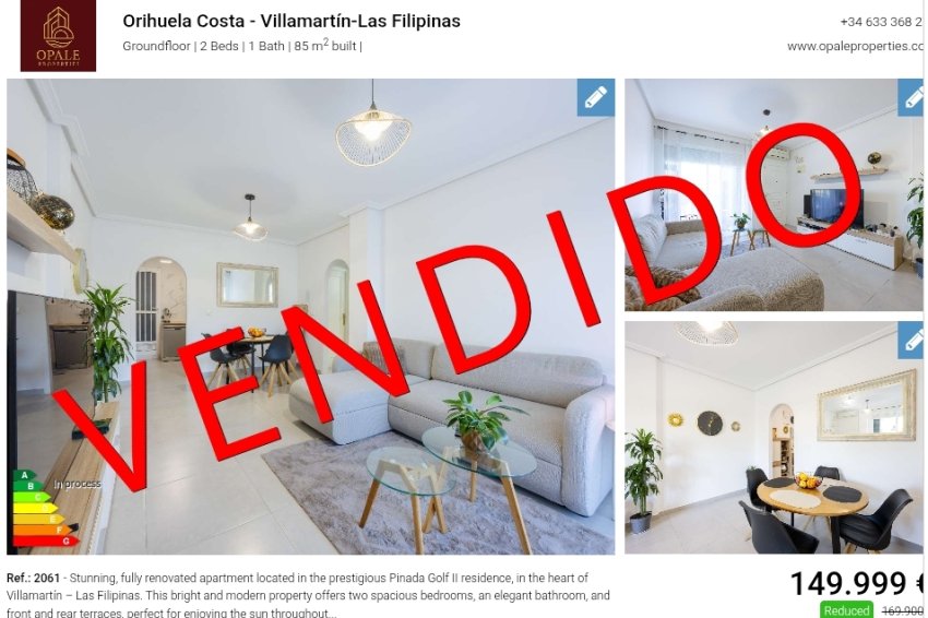 Reventa - Apartment -
Orihuela - Villamartín-Las Filipinas