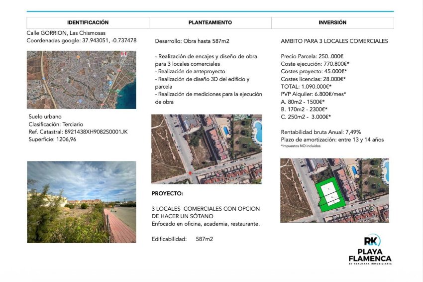 Reventa - Land -
Orihuela Costa - La Florida