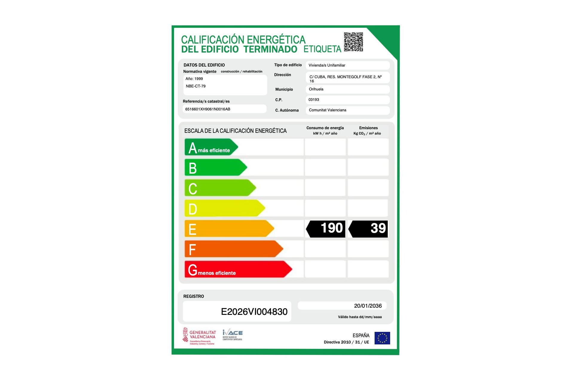 Reventa - Villa -
Orihuela Costa - Las Filipinas