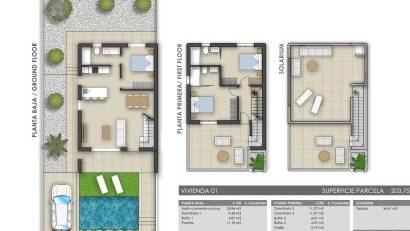 Obra nueva - Villa -
Pilar de la Horadada - Polideportivo