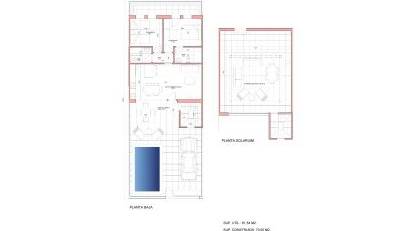 Obra nueva - Adosado -
Fuente Álamo - La Pinilla